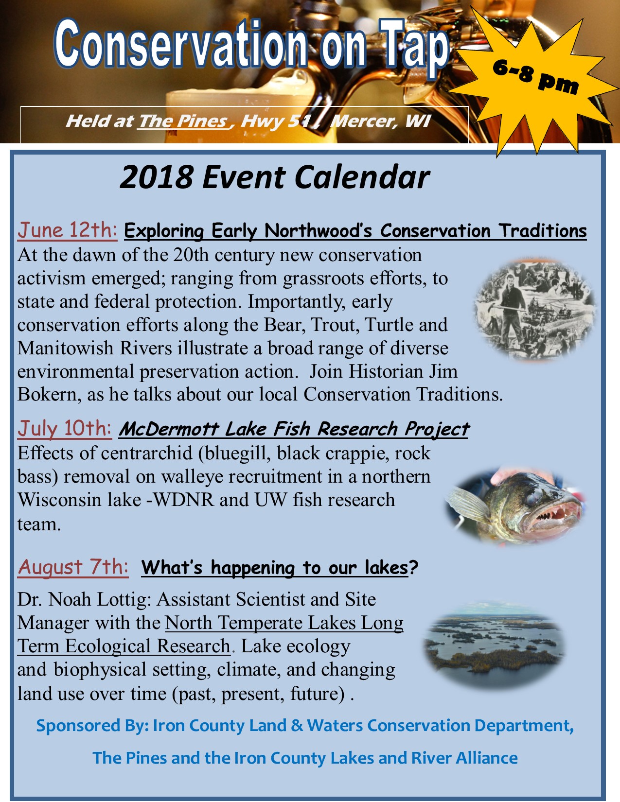 2018 Conservation on Tap Iron County Outdoor Recreation Enthusiasts