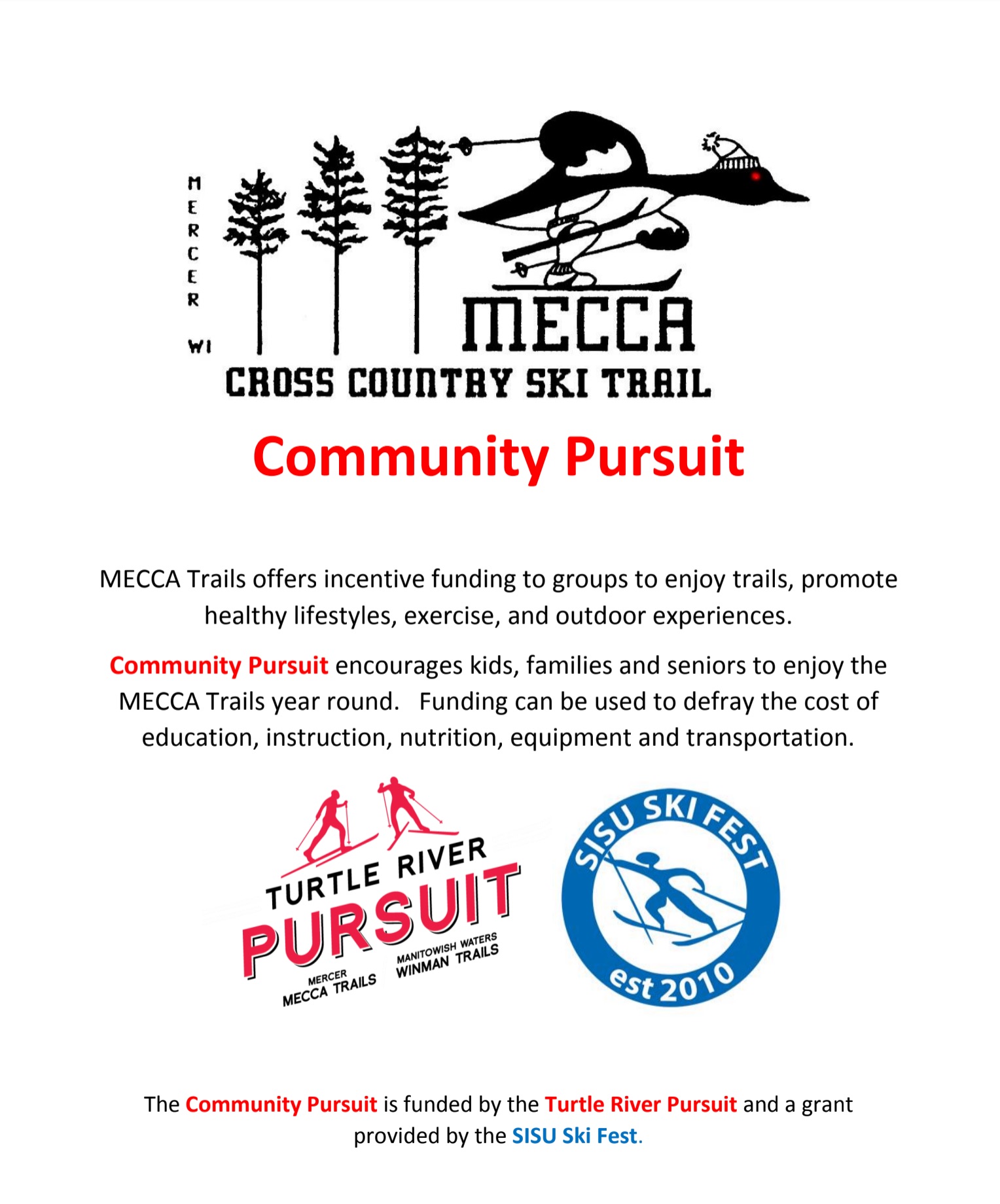 MECCA trails incentive funding Iron County Outdoor Recreation